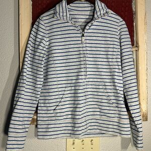 Striped Blue and Gray Women’s Sweater